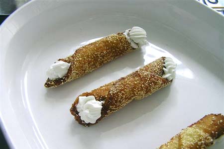 Fried Bread with Gorgonzola Cream